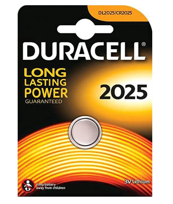 PILA DURACELL BOTON CR 2025 3v *