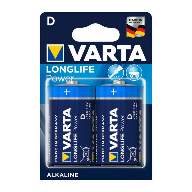 PILA VARTA LR20 LONGLIFE POWER *