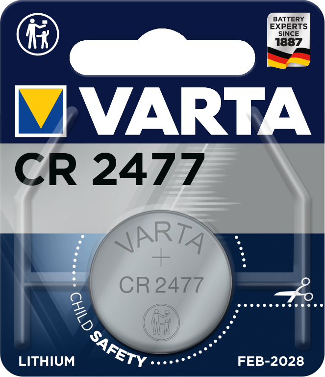 PILA BOTON CR2477 Varta 3v ( precio individual )*