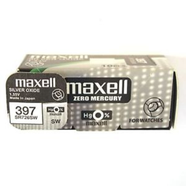 PILA BOTON OXIDO DE PLATA SR-726SW / 397 Varta