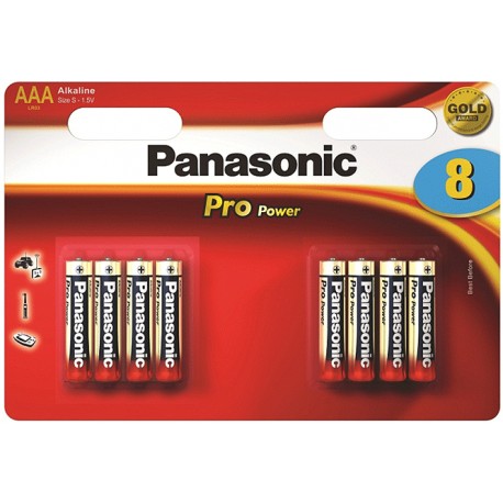 PILA PANASONIC "AA" LR-6 GOLD PRO x8 *