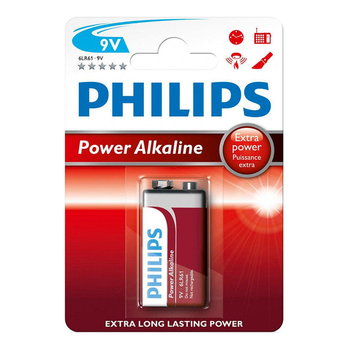 PILA PHILIPS 9v 6LR61 POWER LIFE *