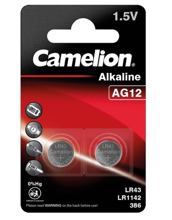 PILA LR43 / 386 CAMELION (precio unitario) *
