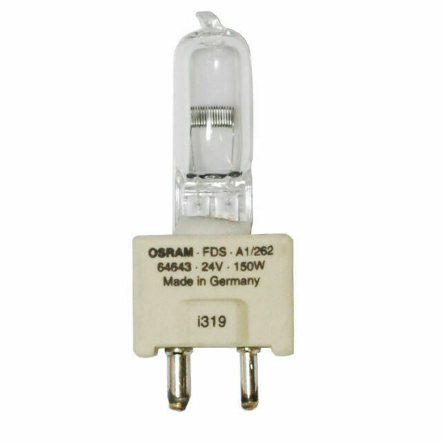 2 PIN FOTO 24v 150w Gy9.5 FDS 64643 pack 2 OSRAM