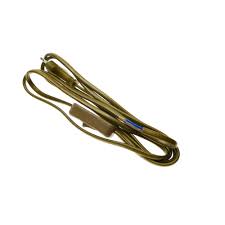 CABLE DORADO 1.5mts CLAVIJA + INTERRUPTOR