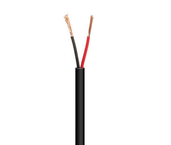 CABLE ALTAVOZ REDONDO NEGRO 2x0.75 (100mt)