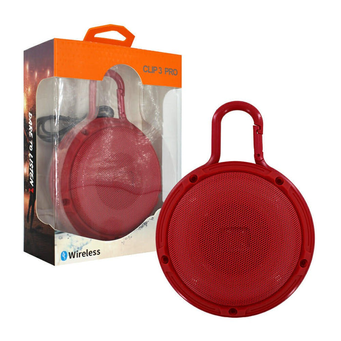 SoundClip Aventura Pro — Altavoz Bluetooth Resistente al Agua (IPX7)