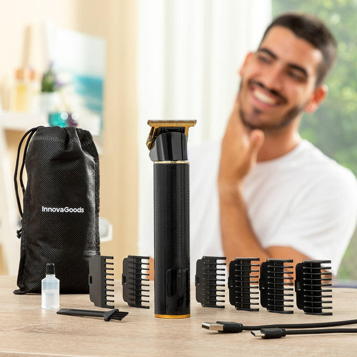 Cortapelos Profesional Recargable Triher InnovaGoods | Preciso, Portátil y con Pantalla LCD