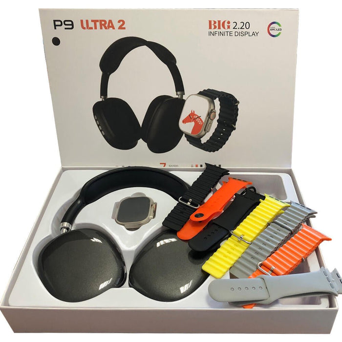 Reloj Inteligente + Auriculares Bluetooth