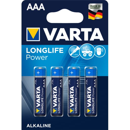 PILA VARTA AAA LR03 LONG LIFE POWER*