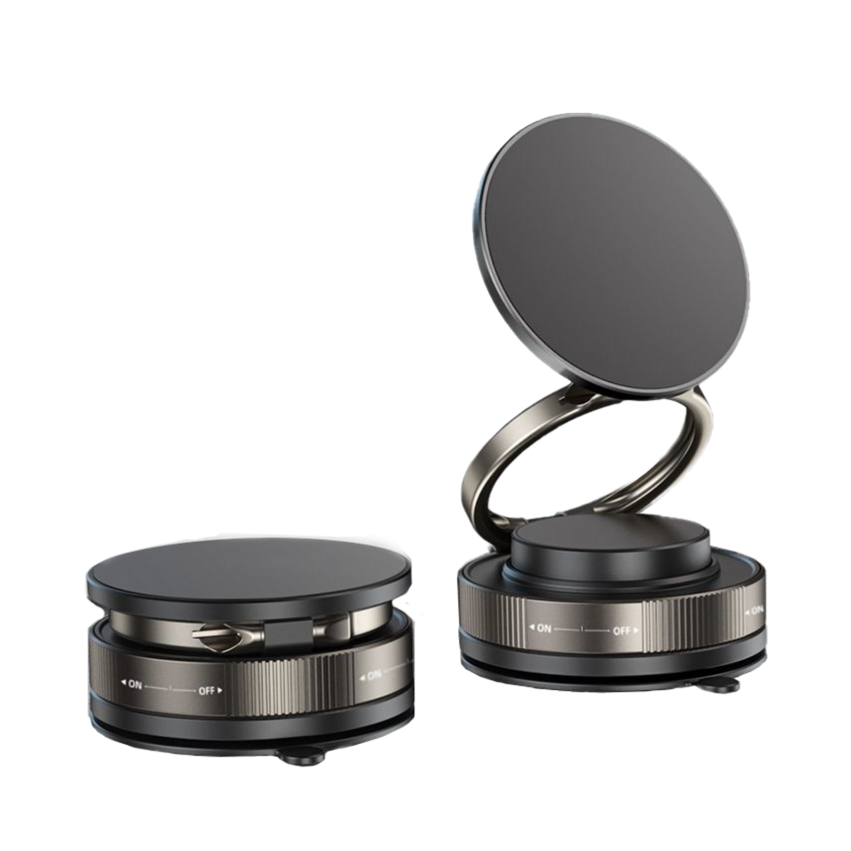 Jabees MagMount Flex magnetisk mobilfeste med sugekopp, 360°