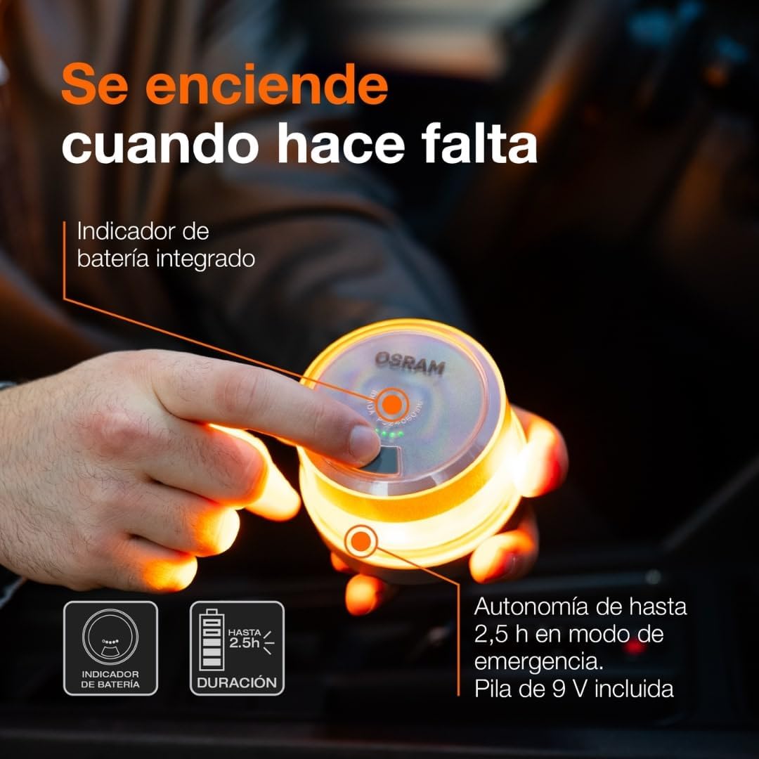 Pack de 18 uds BALIZA COCHE OSRAM V16 HOMOLOG. DGT
