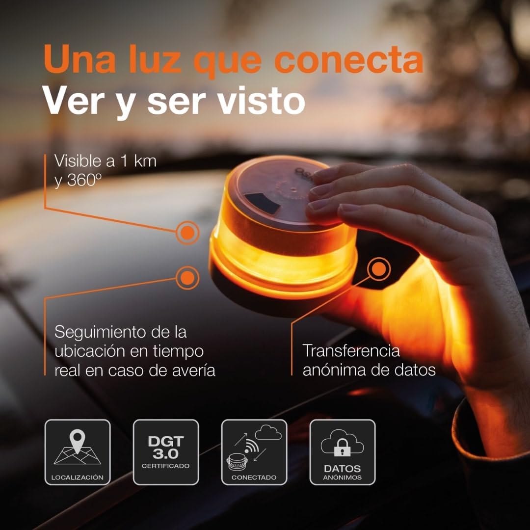 Pack de 4 uds BALIZA COCHE OSRAM V16 HOMOLOG. DGT