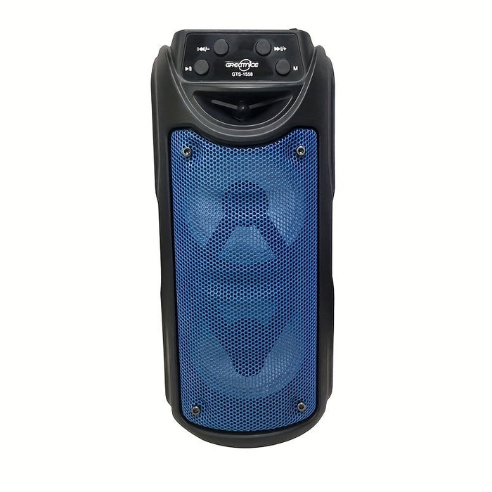 Enceinte sans fil portable d’extérieur avec éclairage LED
