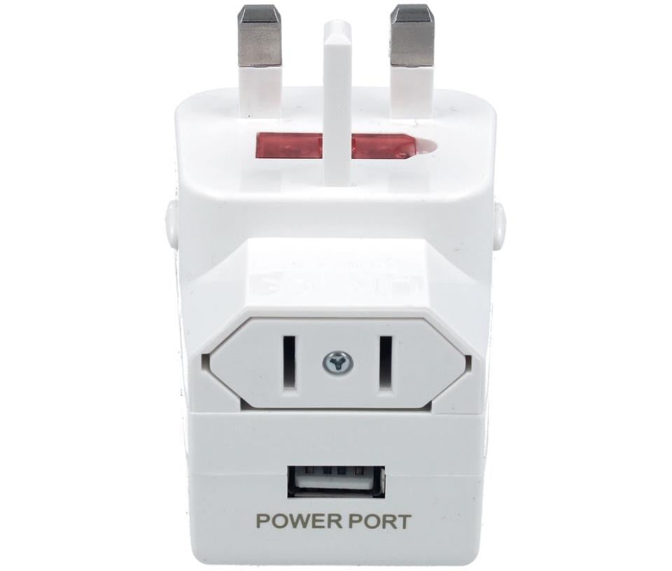 ADAPTADOR UNIVERSAL RETRACTIL c/USB