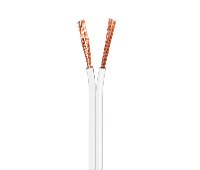 CABLE ALTAVOZ POLARIZADO BLANCO 2x0.75 (100mts)