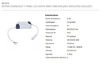 DRIVER LED 600mA 48w ( 54-87v )