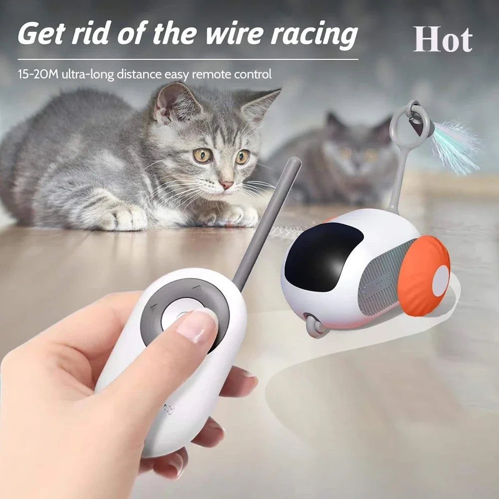 Smart interaktiv lekebil for katter