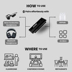HearLink 3-i-1 Bluetooth-mikrofon