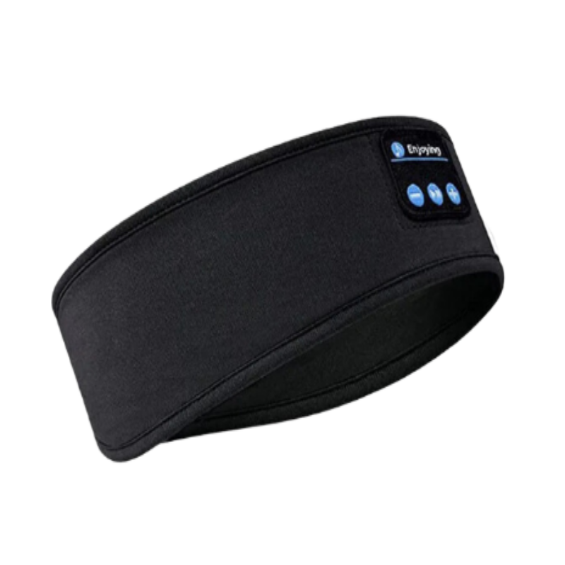Trådløst Bluetooth-pannebånd for å høre på musikk mens du sover