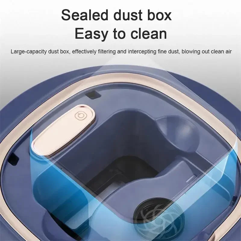 Smart mini-robotstøvsuger med mopp