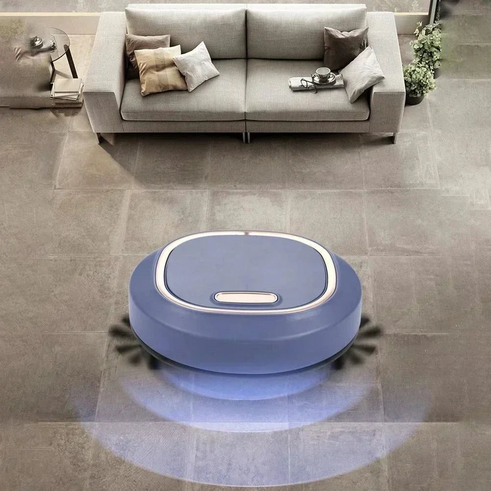 Smart mini-robotstøvsuger med mopp