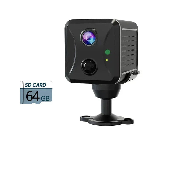 Mini-caméra de sécurité 4G/Wi-Fi pour vidéosurveillance Ultra HD