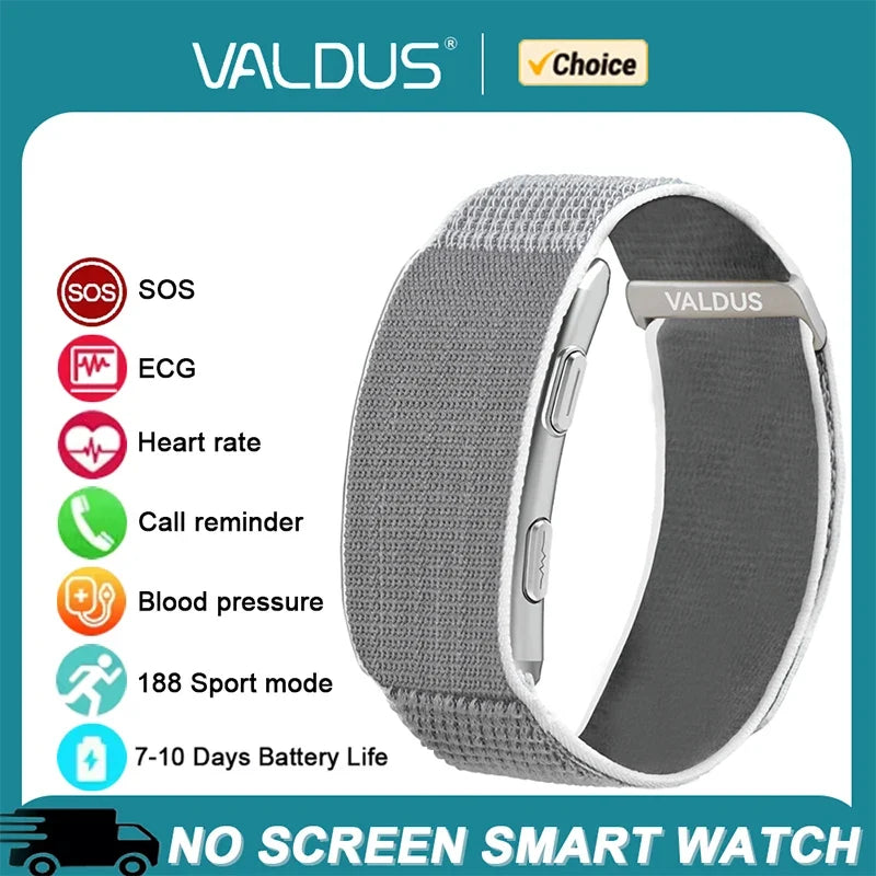 VALDUS VITRO-smartarmbånd med EKG-funksjon