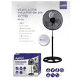 VENTILADOR DE PIE INDUSTRIAL 70w 3 VELOCIDADES