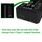 Smart USB-minilader Vapcell U2 på 2 A