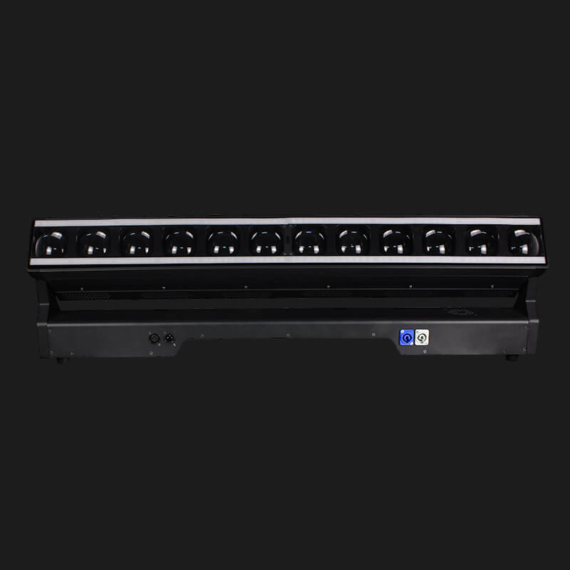 Barra luminosa LED mobile N2 DMX da 12 × 40 W per palchi e DJ