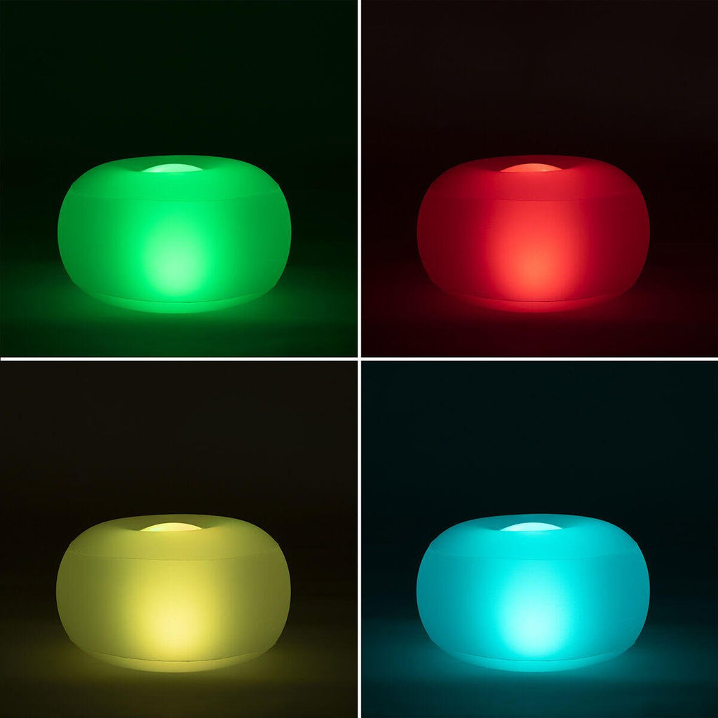 Asiento Hinchable con LED Multicolor y Mando a Distancia Pulight InnovaGoods