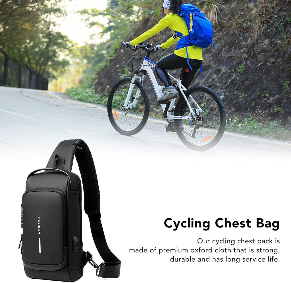 Bandolera/ Mochila Anti-robo Hombre