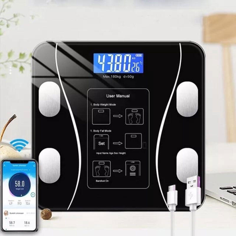 Báscula Digital Inteligente con Análisis Corporal y Conexión Bluetooth
