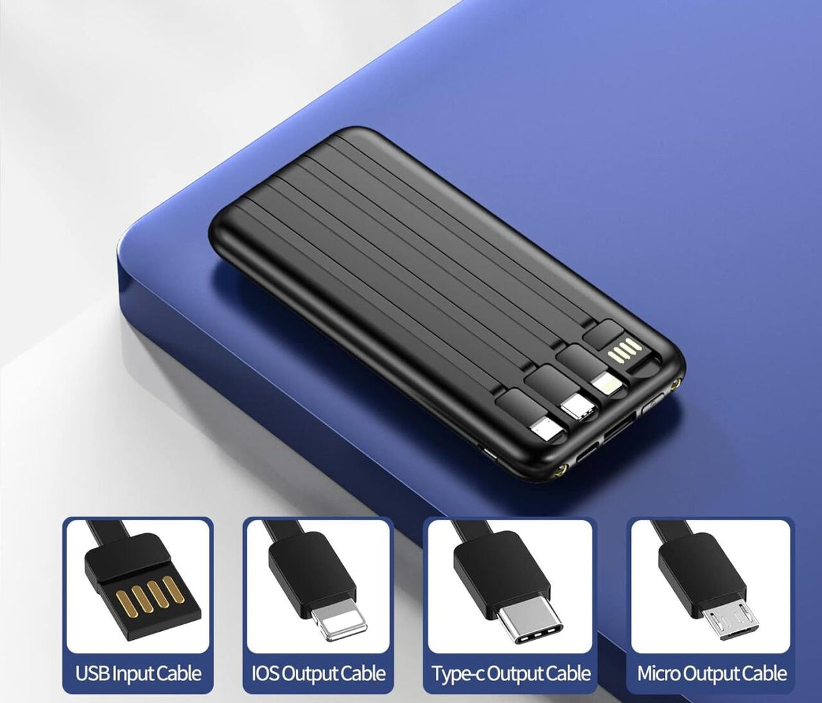Batería Externa Multifunción 12.000 mAh