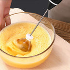 Batidor Espumador de Leche 2 en 1 Recargable con 3 Velocidades y Carga USB