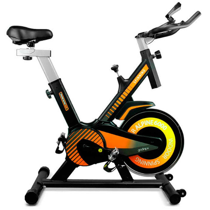Bicicleta Ciclo Indoor Trainer ALPINE 6000. Volante de Inercia 10 kg Avanzado.