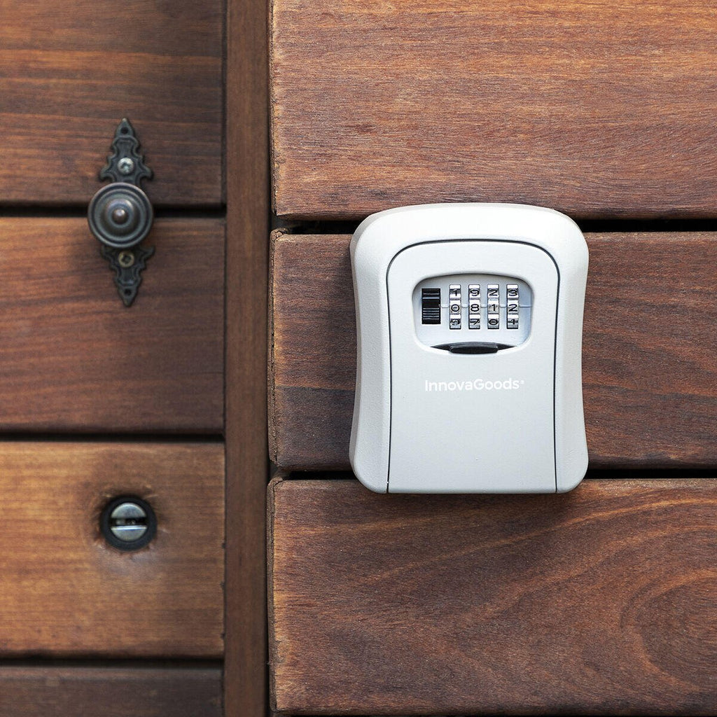 Caja Fuerte para Llaves Exterior Antirrobo – Resistente al Agua con Cerradura Numérica 4 Dígitos