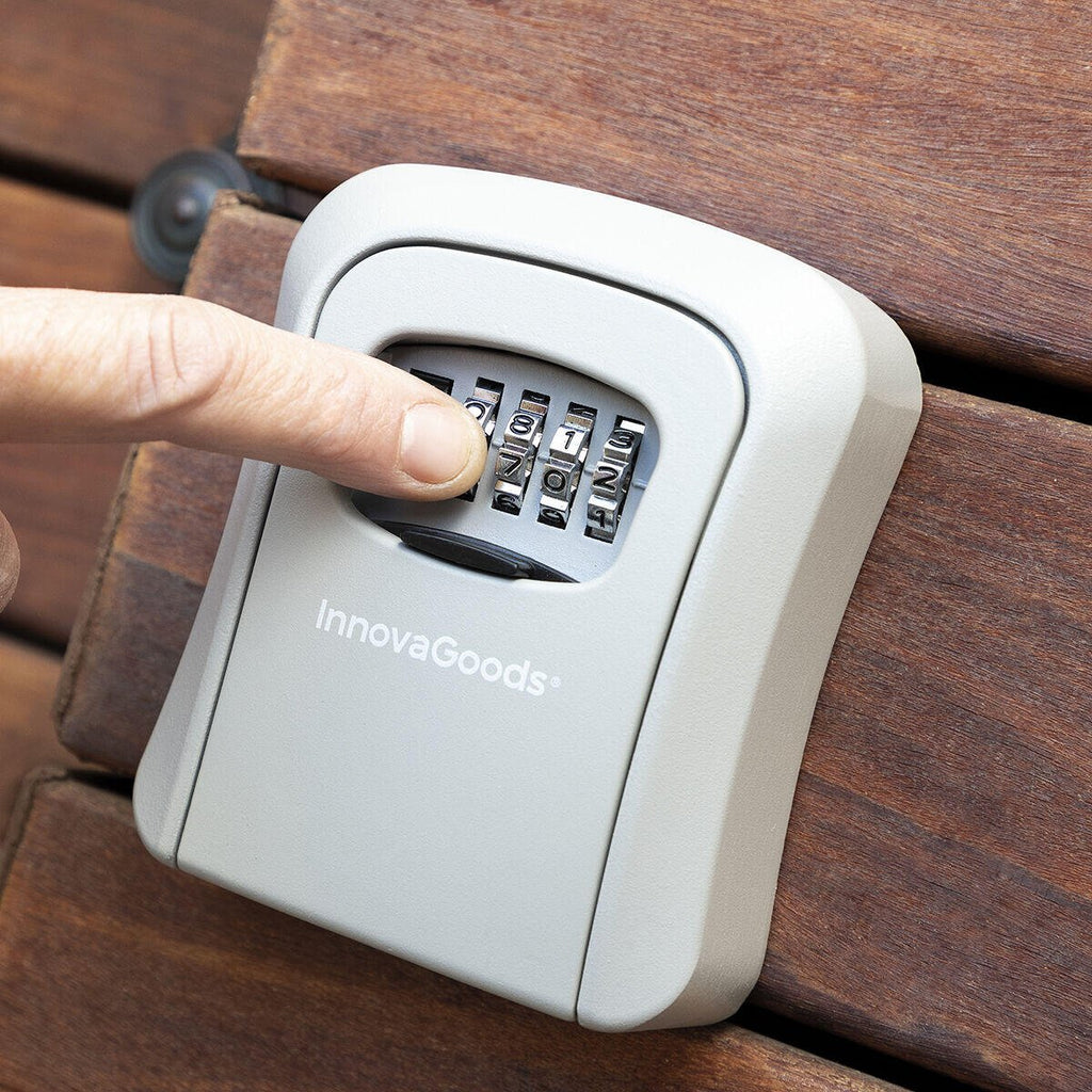 Caja Fuerte para Llaves Exterior Antirrobo – Resistente al Agua con Cerradura Numérica 4 Dígitos