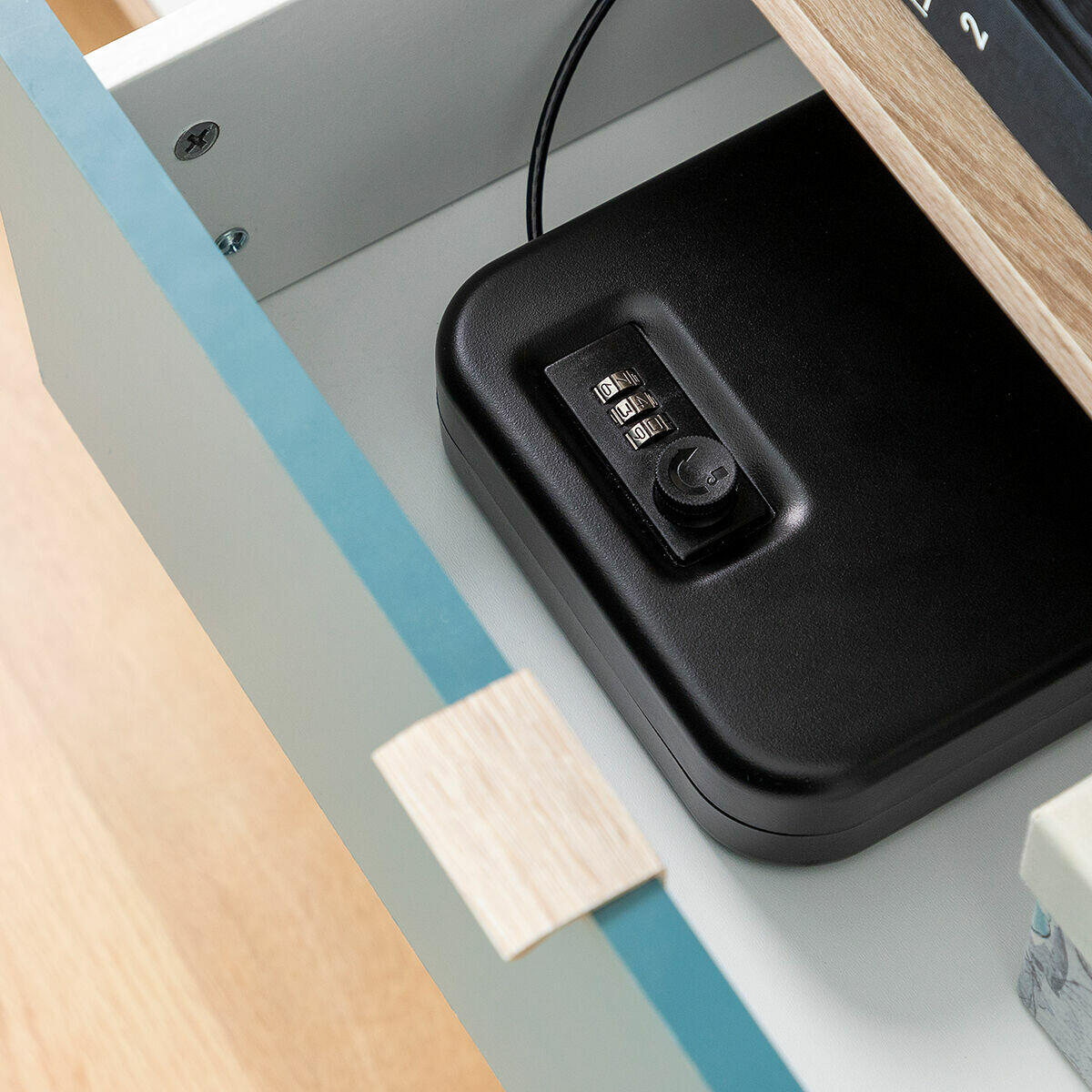 Caja Fuerte Portátil con Cable de Seguridad Prisaven