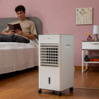 Climatizador Evaporativo Portátil Airvecove InnovaGoods | Enfría, Humidifica y Purifica con Depósito 5 L