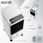 Climatizador Portátil 3 en 1 Starlyf®: Enfriador, Humidificador y Purificador de Aire