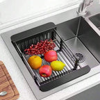 Estantería de cocina retractiles para fregadero