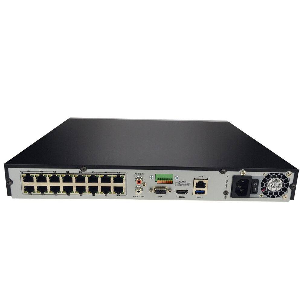 Hikvision IP-videoovervåkningssett på 8 MP med DS-2CD2385G1-I-kamera