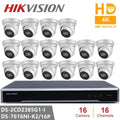 Hikvision IP-videoovervåkningssett på 8 MP med DS-2CD2385G1-I-kamera