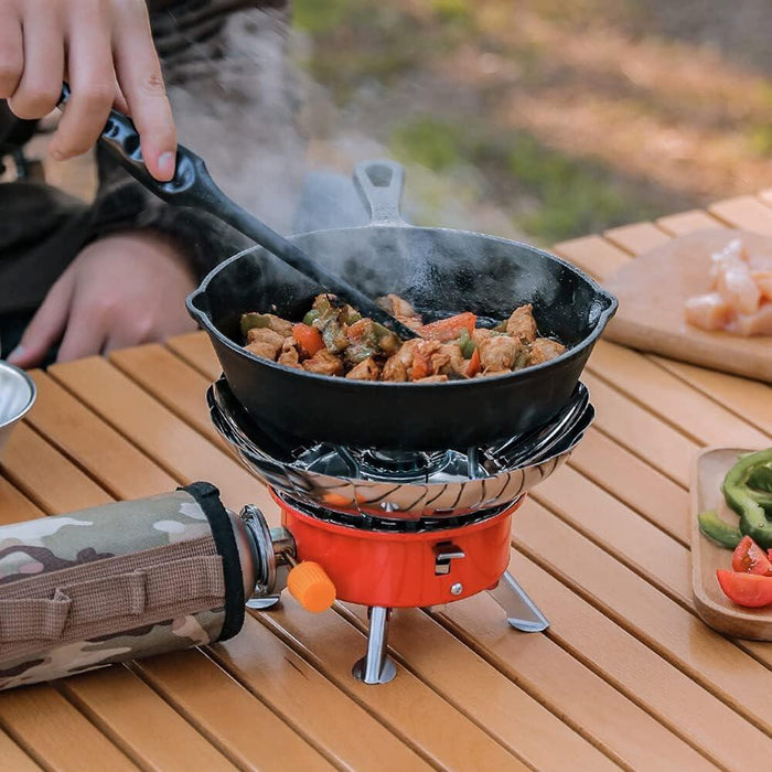 Hornillo de Gas Portátil Plegable 1400W para Camping y Senderismo