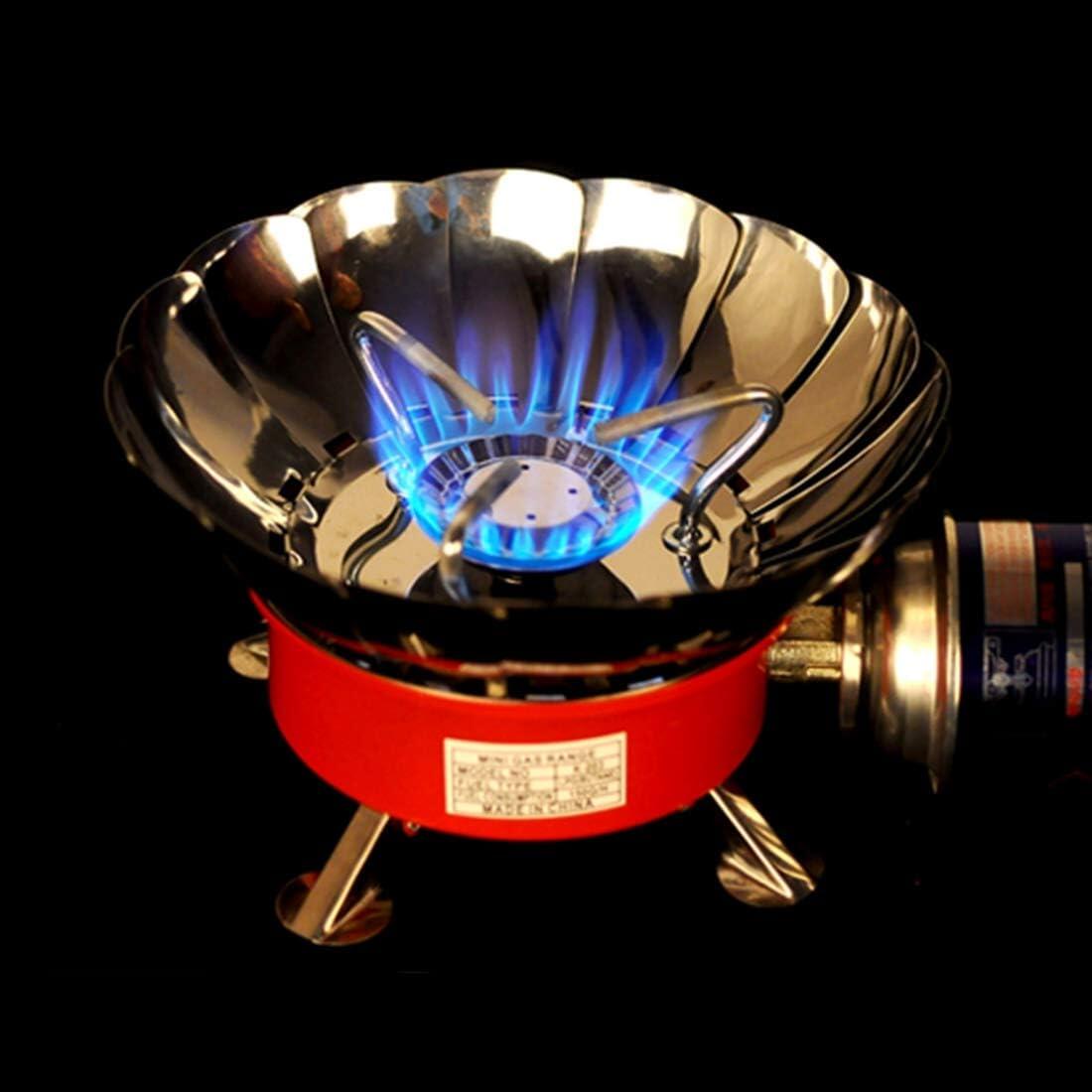 Hornillo de Gas Portátil Plegable 1400W para Camping y Senderismo