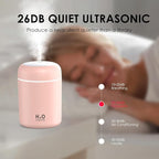 Humidificador LED rosa