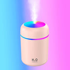 Humidificador LED rosa