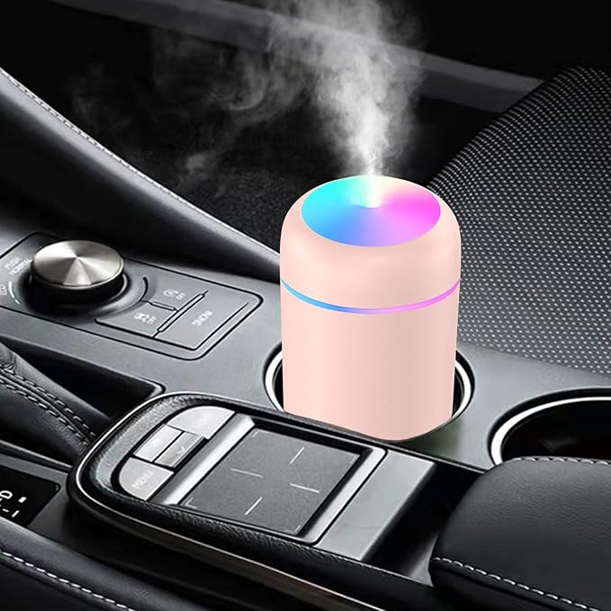 Humidificador LED rosa